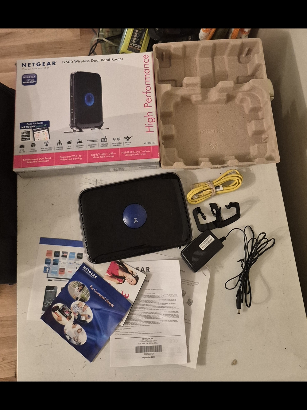 Netgear N600 Wi-Fi Router Wireless Dual Band Router WNDR3400